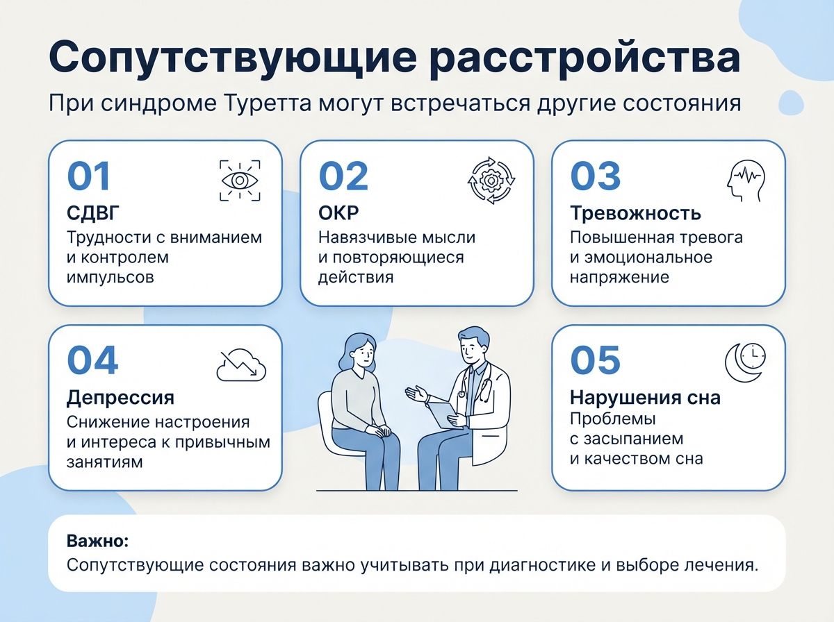 Лечение синдрома Туретта в Талдоме инфографика